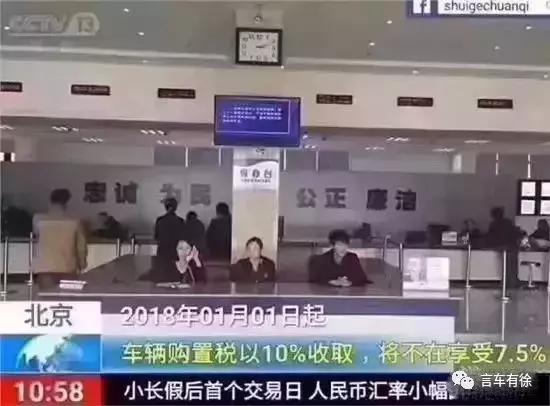 政策，购置税,小排量，政策