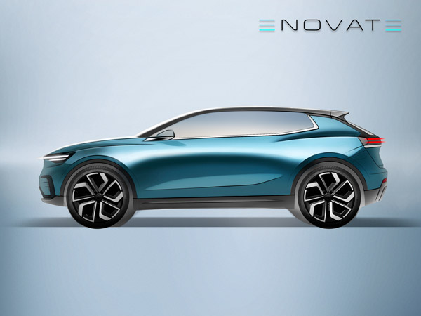 SUV，电咖,电咖ENOVATE，电咖ENOVATE首款产品设计图曝光