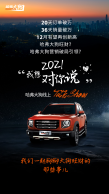 哈弗大狗2020年度大事记 和bsports必一体育大咖来Talk show