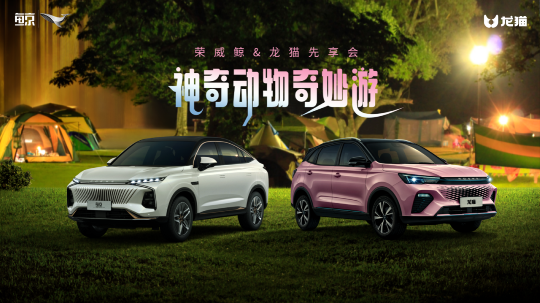 荣威鲸&龙猫先享16.68万元起、12.58万元起
