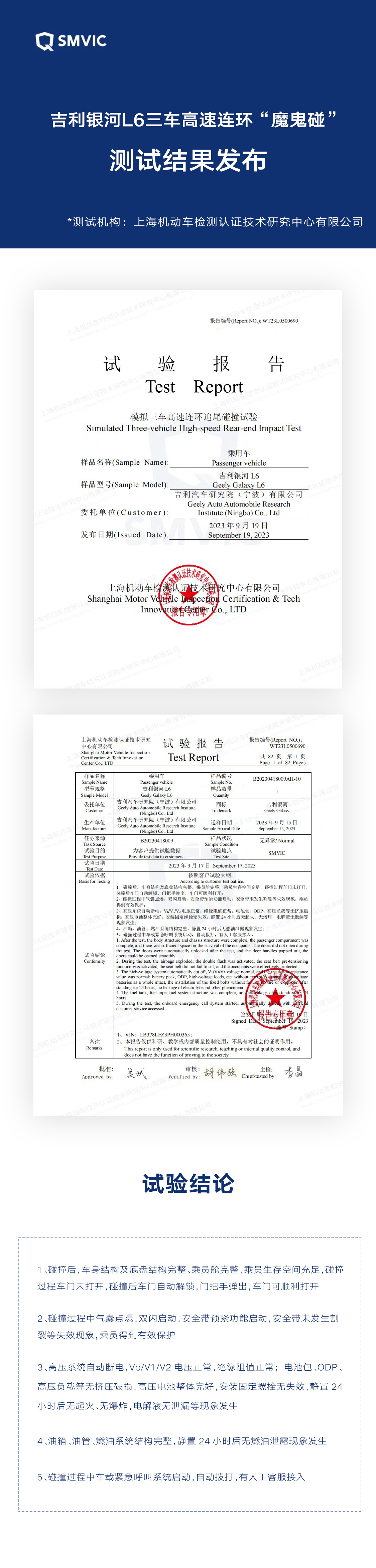 打破新能源bsports必一体育“逢撞必烧”魔咒，吉利银河L6安全性能引领行业